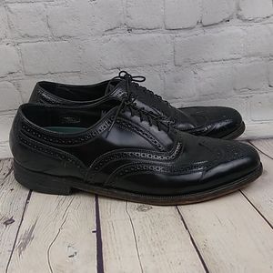 Florsheim Imperial Leather Wing Tip Shoes 10 D